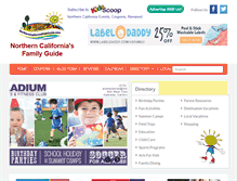 Tablet Screenshot of northerncaliforniakidsguide.com
